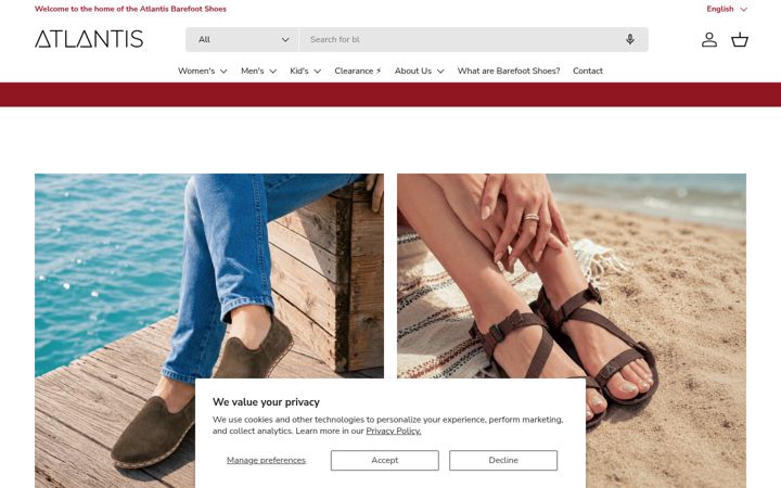 Screenshot of atlantishandmade.com
