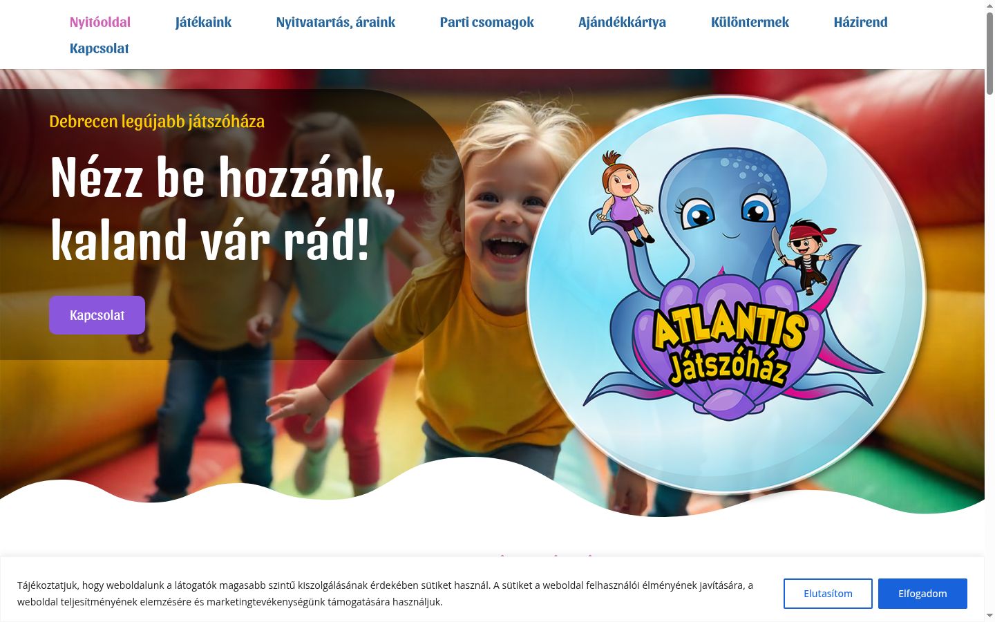 Screenshot του banner συγκατάθεσης που εμφανίστηκε πριν από οποιαδήποτε αλληλεπίδραση