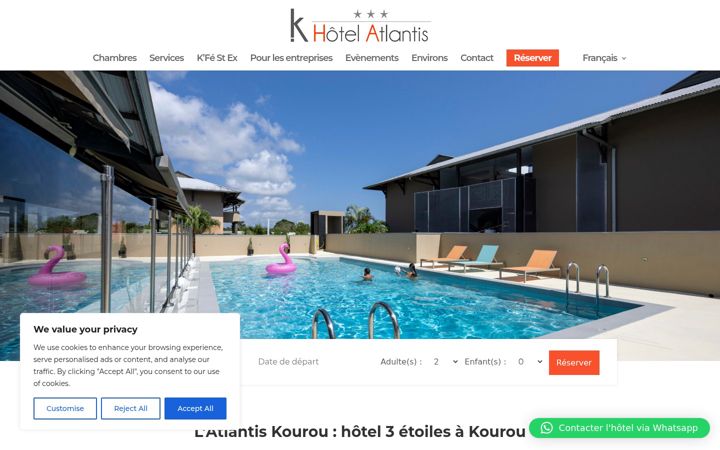 Screenshot di atlantiskourou.com