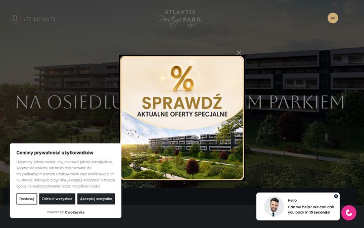 Screenshot of atlantisprestigepark.eu