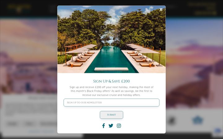 Screenshot of atlantistravel.co.uk