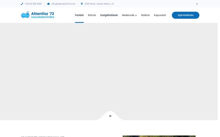 Ekrano kopija atlantiszuszodatechnika.hu
