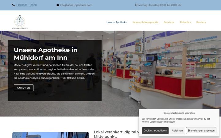 Snímek obrazovky atlas-apotheke.com
