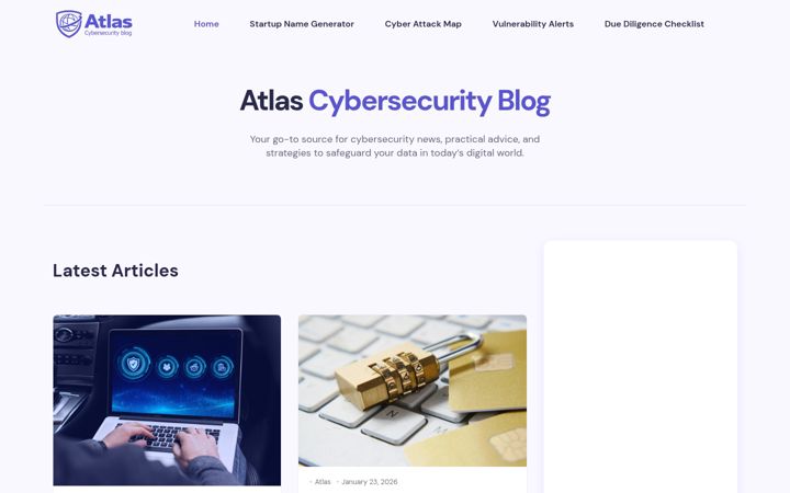 Screenshot of atlas-cybersecurity.com