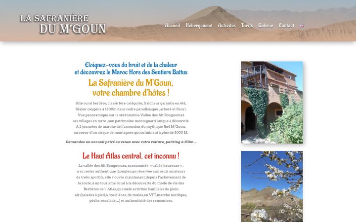 Screenshot of atlas-gite-bouguemez.com