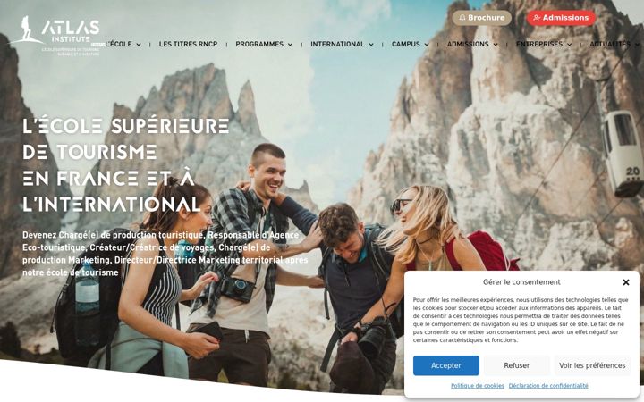 Ekrānuzņēmums no atlas-institute.com