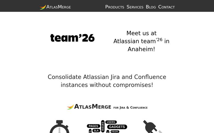Screenshot of atlas-merge.com