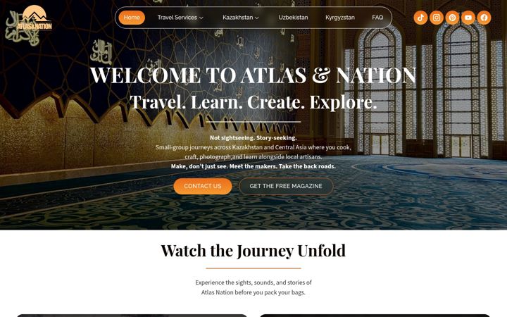 Екранна снимка на atlas-nation.com