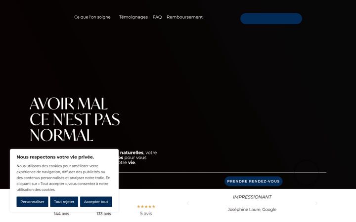 Screenshot of atlas-osteopathie.fr
