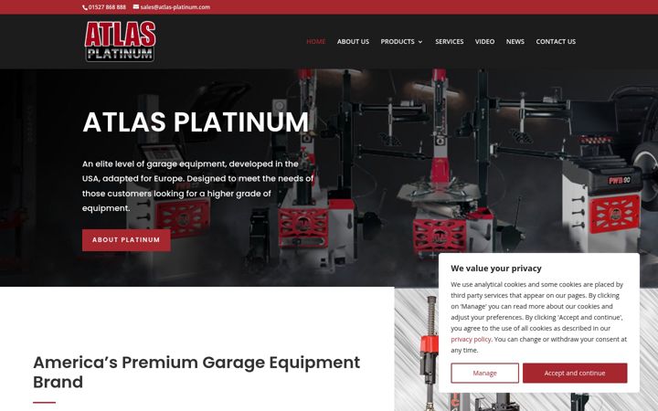 Captura de pantalla de atlas-platinum.com