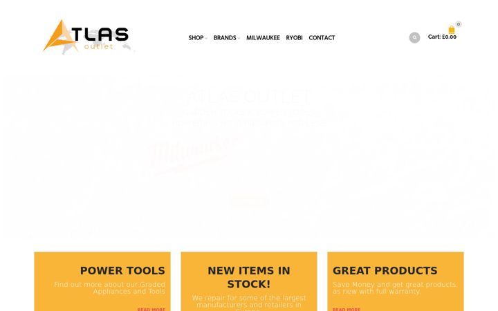 Screenshot of atlas-refurb.co.uk