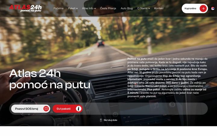 Screenshot of atlas-servis.com