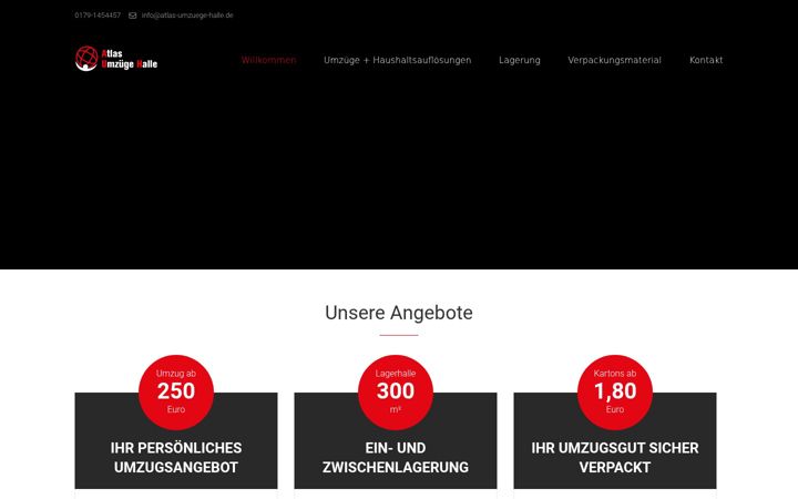Skärmbild av atlas-umzuege-halle.de