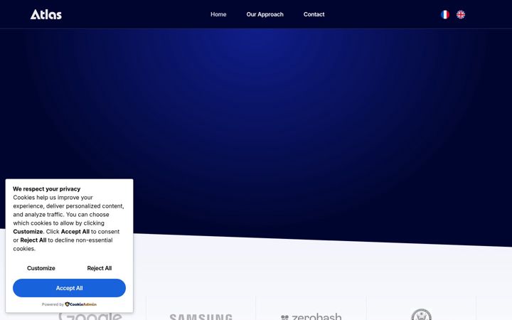 Screenshot of atlasagency.ma