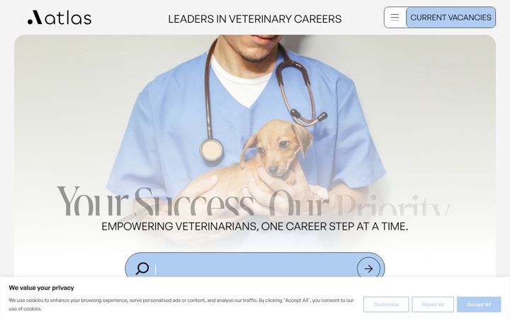 Screenshot of atlasconsultancygroup.com