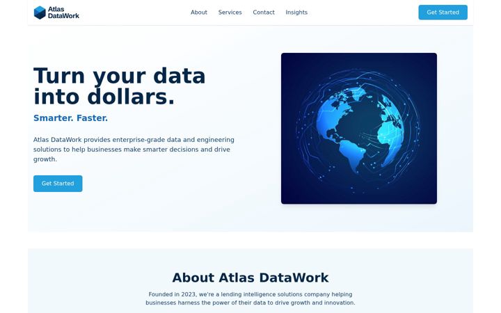 Screenshot of atlasdatawork.com