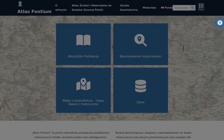 Screenshot of atlasfontium.pl