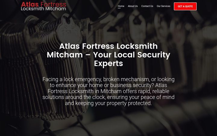 Screenshot of atlasfortresslocksmithmitcham.co.uk