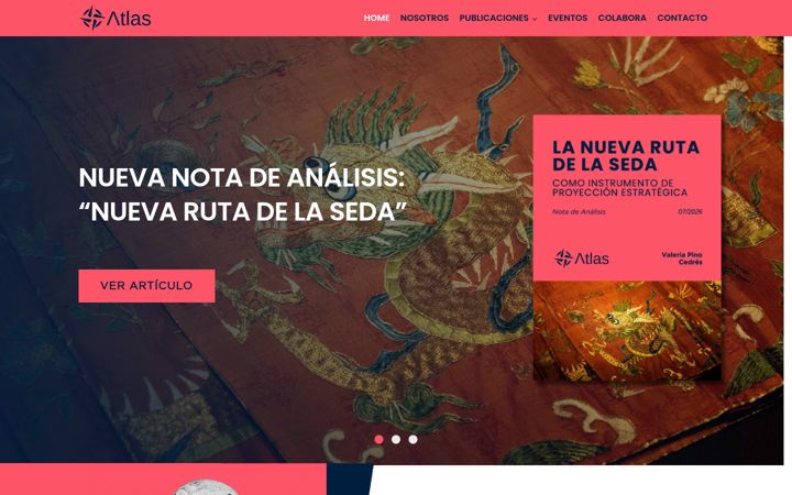 Captura de ecrã de atlasglobal.es