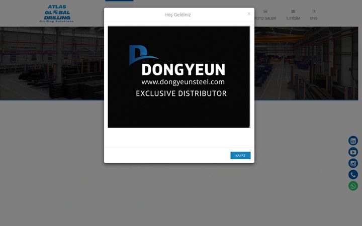 Screenshot of atlasglobaldrilling.com