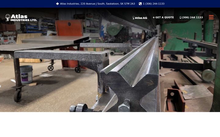 Screenshot of atlasindustries.ca