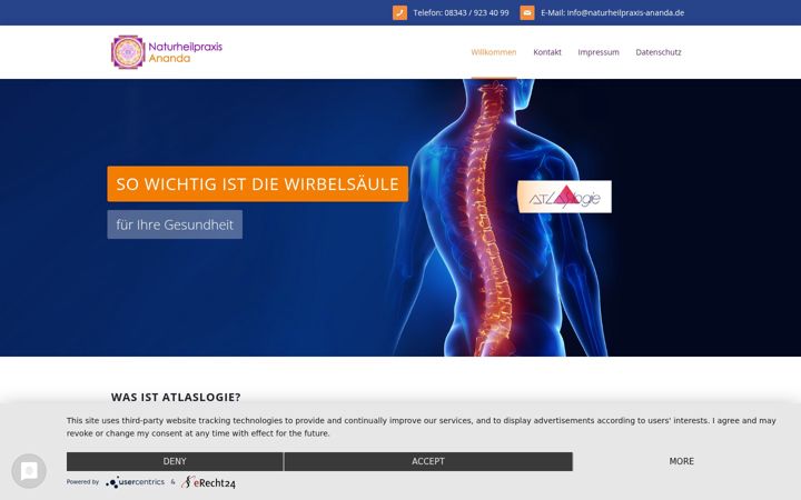 Ekraanipilt saidist atlaslogie-allgaeu.de