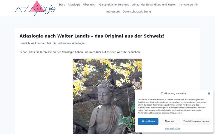 Screenshot of atlaslogie-evi-zobel.de