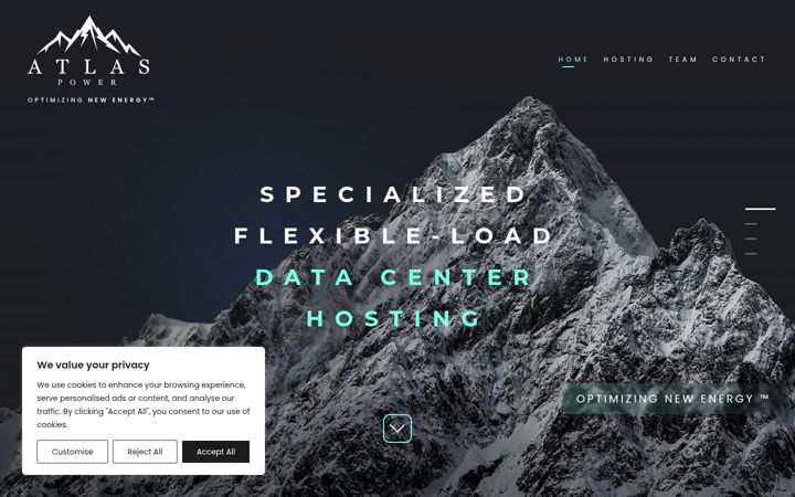 Screenshot του atlaspower.io