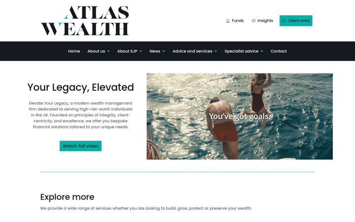 Screenshot του atlasprivatewealth.co.uk