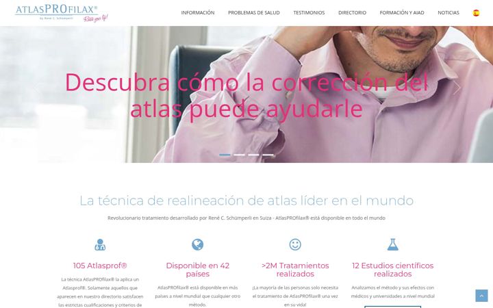 Screenshot of atlasprofilax.es
