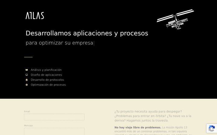 Screenshot of atlasproject.es