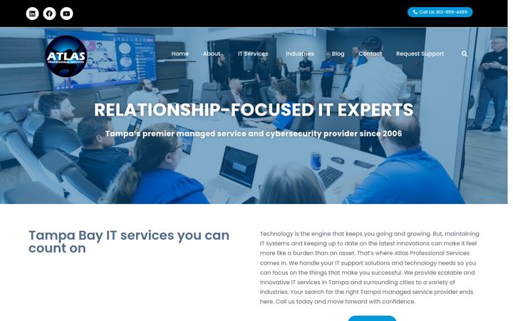 Screenshot of atlasps.com