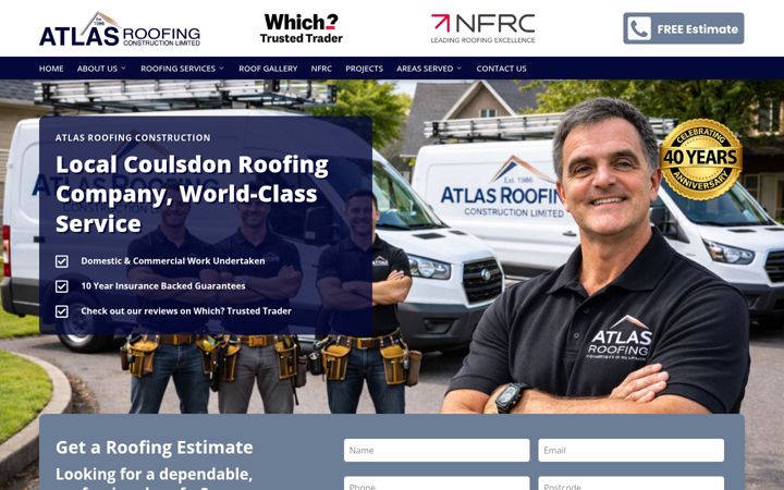 Screenshot of atlasroofingconstruction.co.uk