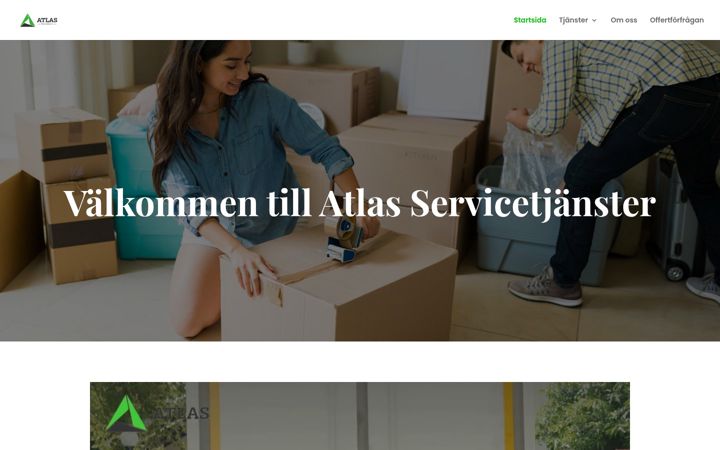 Screenshot of atlasservicetjanster.se