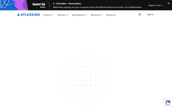 Screenshot ta' atlassian.com