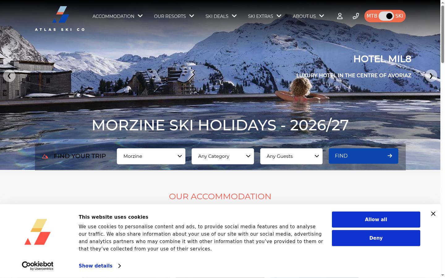Screenshot tal-banner tal-kunsens muri qabel kwalunkwe interazzjoni