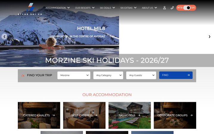 Screenshot of atlasskico.com