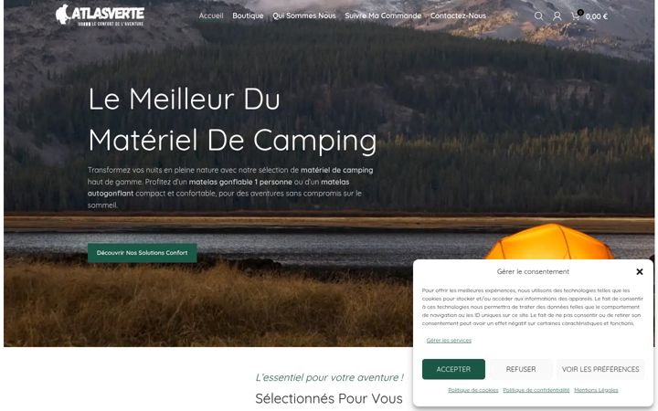 Ekraanipilt saidist atlasverte.com
