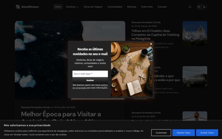 Screenshot of atlaswhisper.com