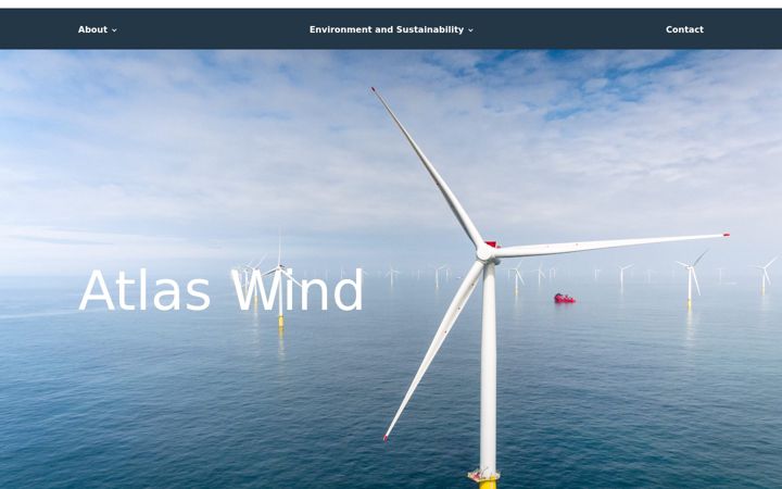 Screenshot of atlaswind.com