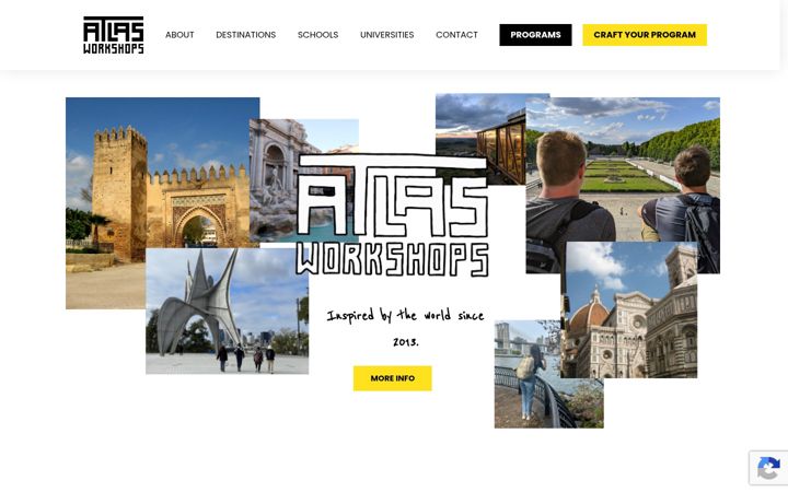 Screenshot of atlasworkshops.com