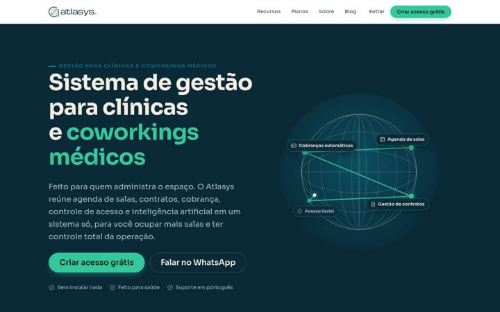 Screenshot of atlasys.com.br