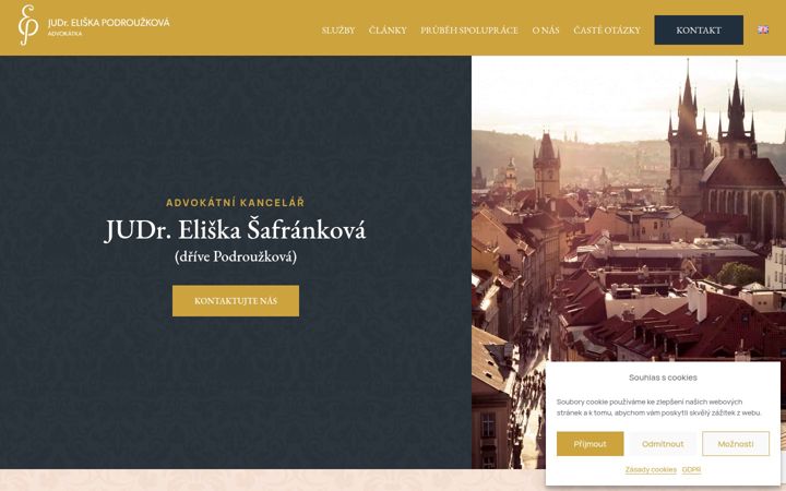 Screenshot of atlaw.cz