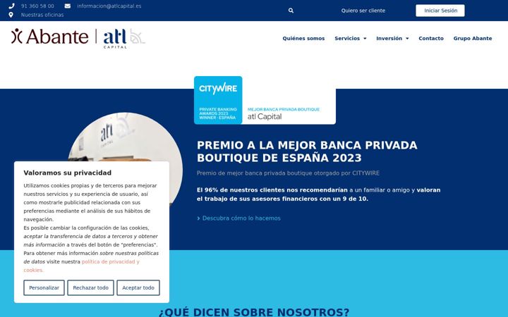 Screenshot of atlcapital.es