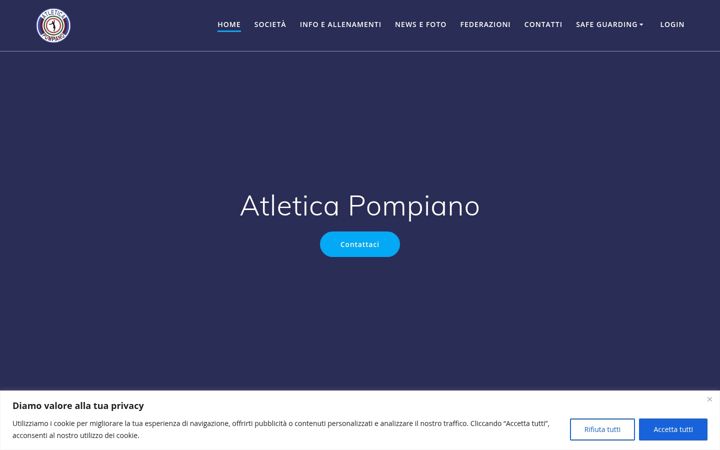 Screenshot of atleticapompiano.it