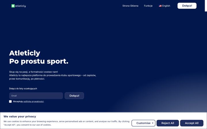 Screenshot of atleticly.com