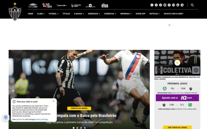 Képernyőkép: atletico.com.br