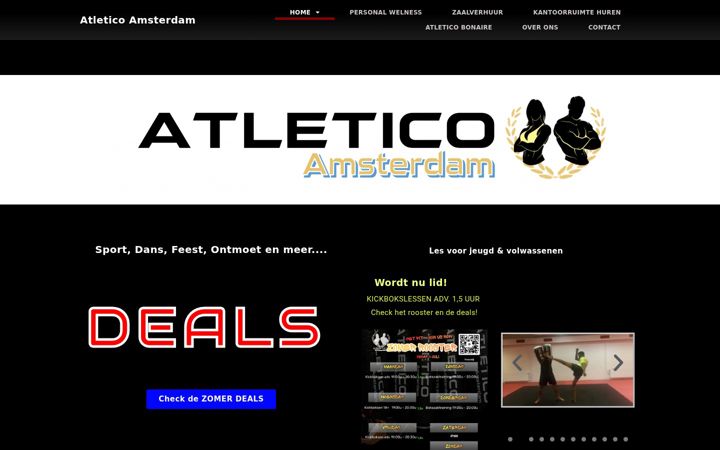 Screenshot of atleticoamsterdam.nl