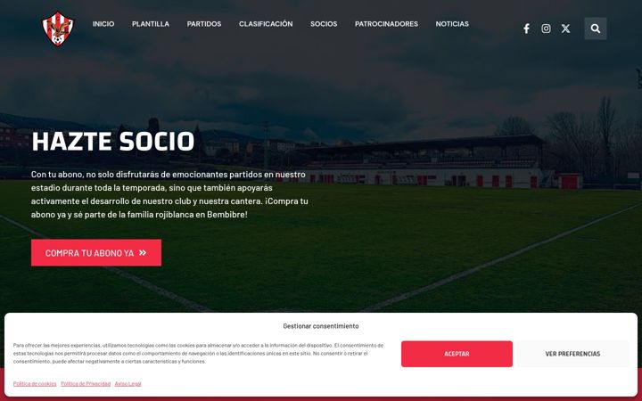 Screenshot di atleticobembibre.es