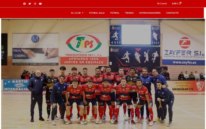 Screenshot di atleticomengibar.com